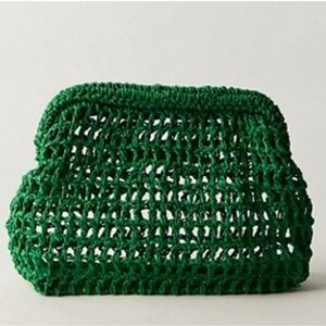 Free People Sand Bound Crochet Clutch